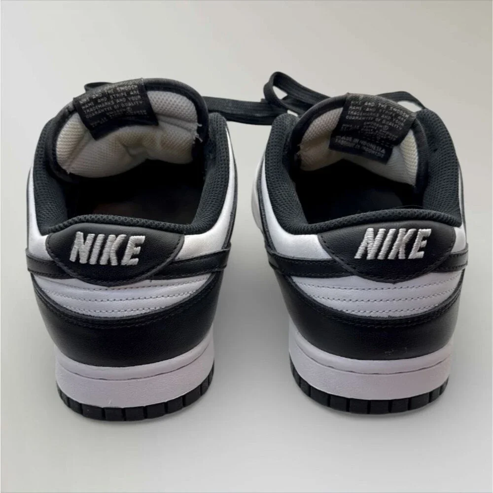 Nike Women's Black and White Low-Top Sneakers